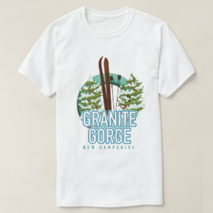 T-shirt Granite Gorge new Hampshire ski