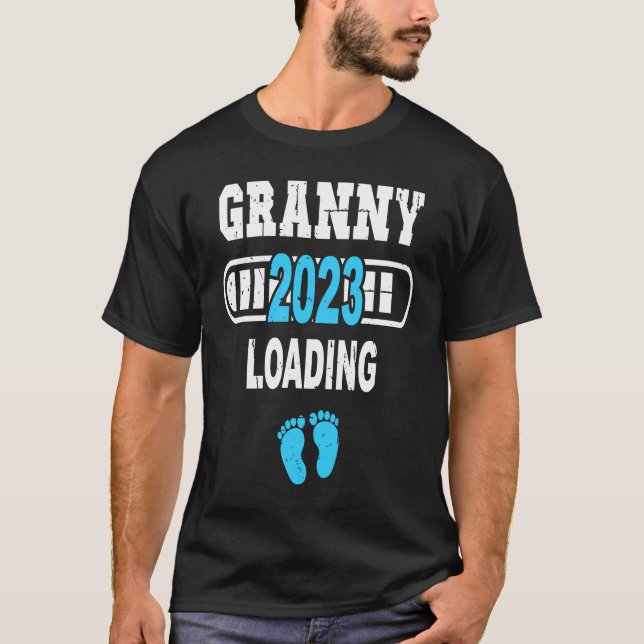 T-shirt Granny 2023 Loading  Pregnancy Announcement Grandm (Devant)