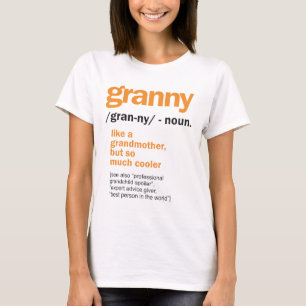 T-shirt Granny Définition Grandma Cadeau