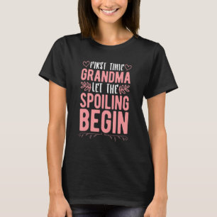 T-shirt Granny Nana Funny Laisser Le Spoiling Commencer Le