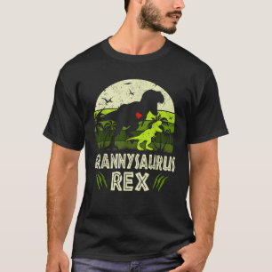 T-shirt Grannysaurus T Rex Dinosaur Granny Saurus Famille 