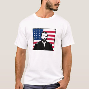 T-shirt Grant et drapeau américain