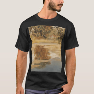 T-shirt Grant Wood Chênes de printemps Peinture de Grant W
