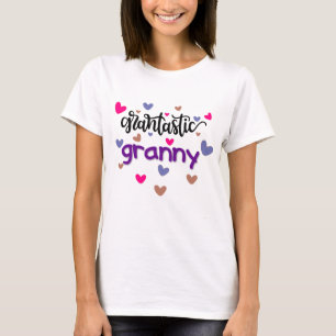 T-shirt Grantastic Granny Heart Design