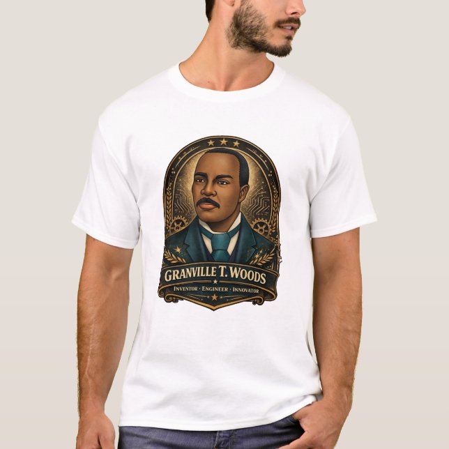 T-shirt Granville T. Woods Inventor Tee (Devant)