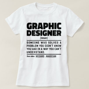 T-shirt Graphic Designer Noun Professional Creator Design