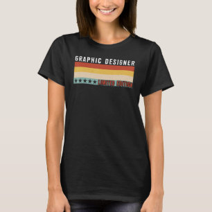 T-shirt Graphic Designer Titre du travail Profession Worke