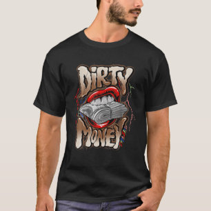 T-shirt Graphic Lèvres Sale Mêler L'Argent 4 Baskets Sauva