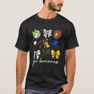 T-shirt Graphic Tee Funny Let's Go Bananas Tee Kids Men Wi
