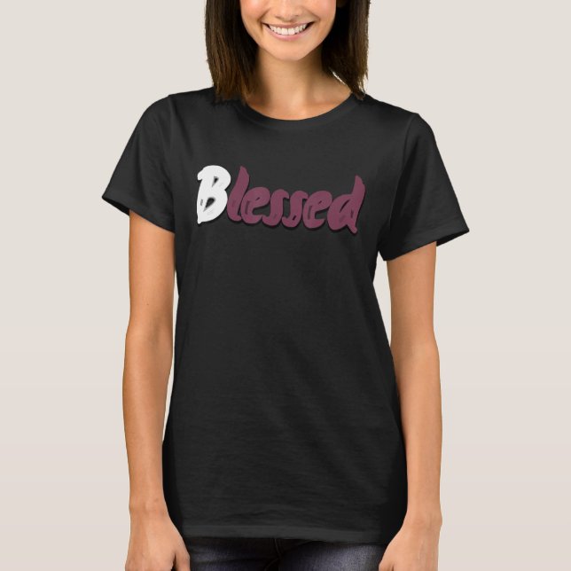 T-shirt Graphic Tees Blessed Drippng Sneaker Match 1 High  (Devant)