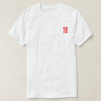 T-shirt graphique 18 avec expérience