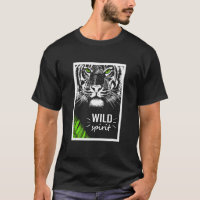 Graphique 1 de tigre léopard blanc sauvage cool