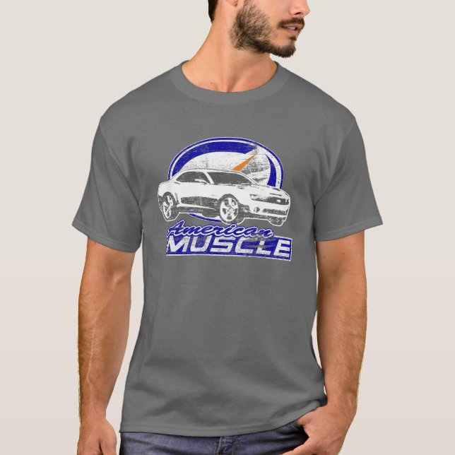 T-shirt Graphique 2010 américain de muscle de Camaro (Devant)