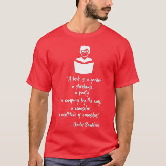 T-shirt Graphique 365 Citation Charles Baudelaire À Propos