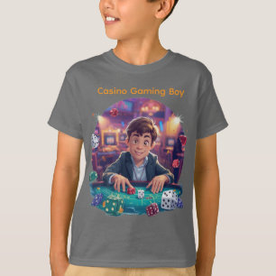 T-Shirt graphique 3D Dice Game Boy – ambiance casi