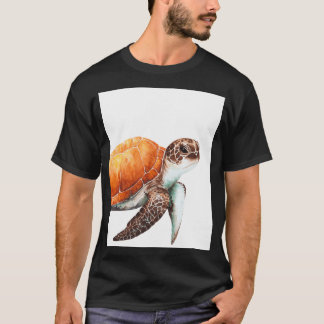 T-shirt Graphique 9 de la tortue marine