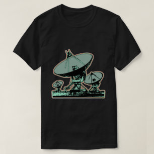 T-shirt Graphique à écran satellite rétro
