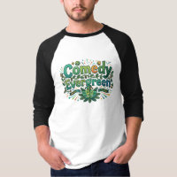 T-shirt graphique à humour intemporel – Comédie Ev