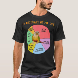 T-shirt Graphique À Tarte Drôle De L'Ananas À Perroquet De