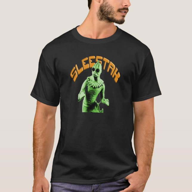 T-shirt Graphique alien reptilien Retro Sleestak (Devant)
