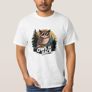 T-shirt Graphique amusant et Whimsical Owl Lover