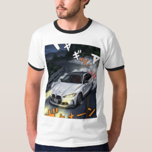 T-Shirt Graphique Anime Drift BMW Street Racing