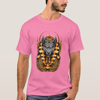 T-Shirt Graphique Anubis Égyptien Ancien | Pha Or