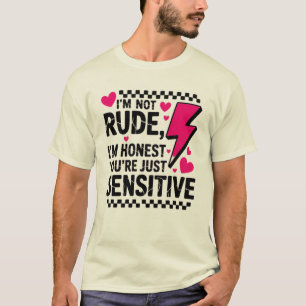 T-shirt Graphique Audacieux – déclaration « Je ne suis pas