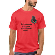 T-Shirt graphique avec citation sur le cheval
