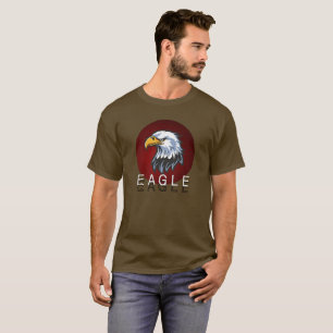 T-shirt graphique avec mascotte aigle chauve féroc