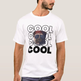 T-shirt graphique avec un chien pug cool