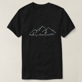 T-Shirt Graphique Aventure Design de Montagne