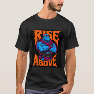 T-shirt graphique Blue Monster Rise Above