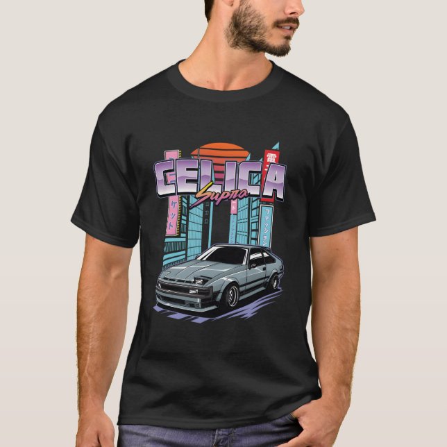 T-shirt Graphique Celica Supra Mk2 Xx Ma60 A60 (Devant)
