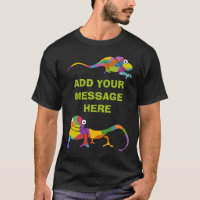 Graphique Chameleons de message personnalisé