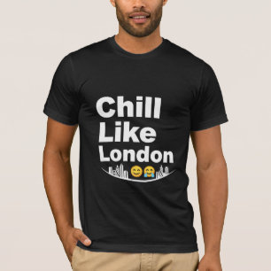 T-shirt graphique Chill Like London   Ciel de Lond