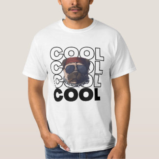 T-shirt graphique Cool Pug pour les amoureux de ch