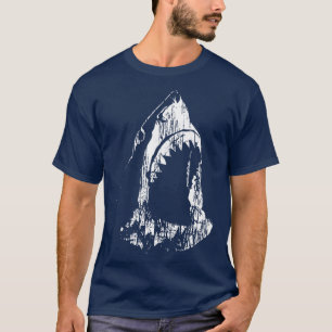T-shirt Graphique cool Requin croquis graphique Ocean Fish