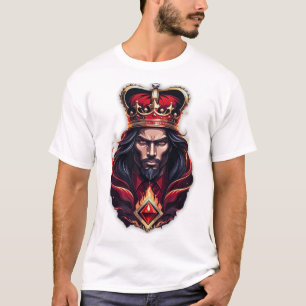T-Shirt Graphique Couronne Royale pour Hommes – Lu