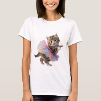 T-Shirt Graphique Cute Kitten