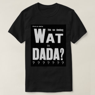 T-SHIRT GRAPHIQUE DADA ART TEXTE DESIGN