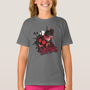 T-shirt Graphique de caractères de Shadybug à revers Mirac