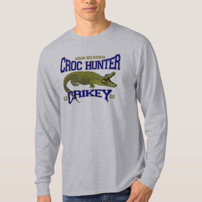 T-shirt graphique de chasseur de croc (Devant)