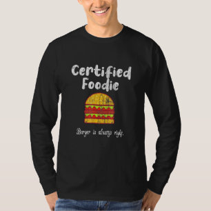 T-shirt Graphique de Cheeseburger en hamburger alimentaire