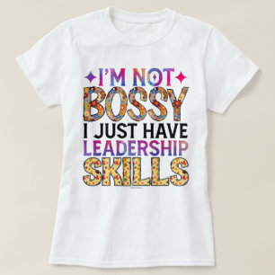T-shirt Graphique de citation de leadership autoritaire