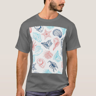 T-shirt Graphique de conception des coques de mer 1