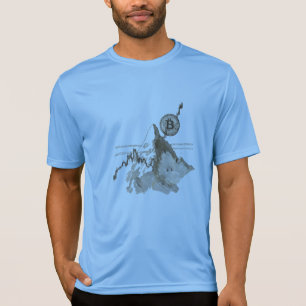 T-shirt Graphique de croissance en chandelier Bitcoin