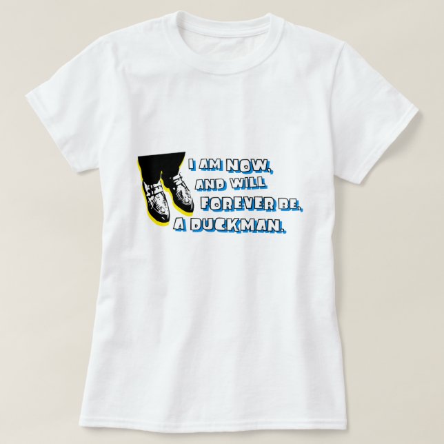 T-shirt Graphique de culture pop de Duckman 80s (Design devant)