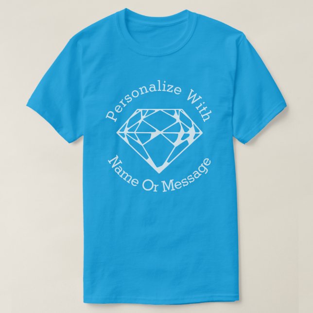 T-shirt Graphique de diamant PERSONNALISÉ (Design devant)