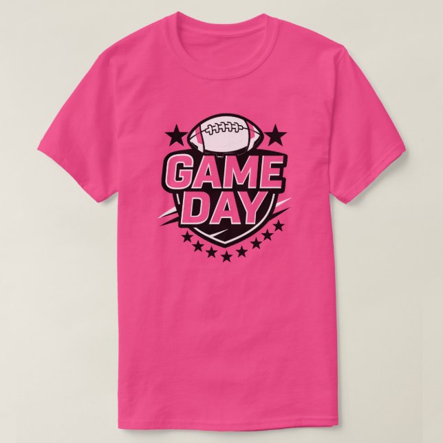 T-shirt Graphique de football du Jour du Jeu (Design devant)